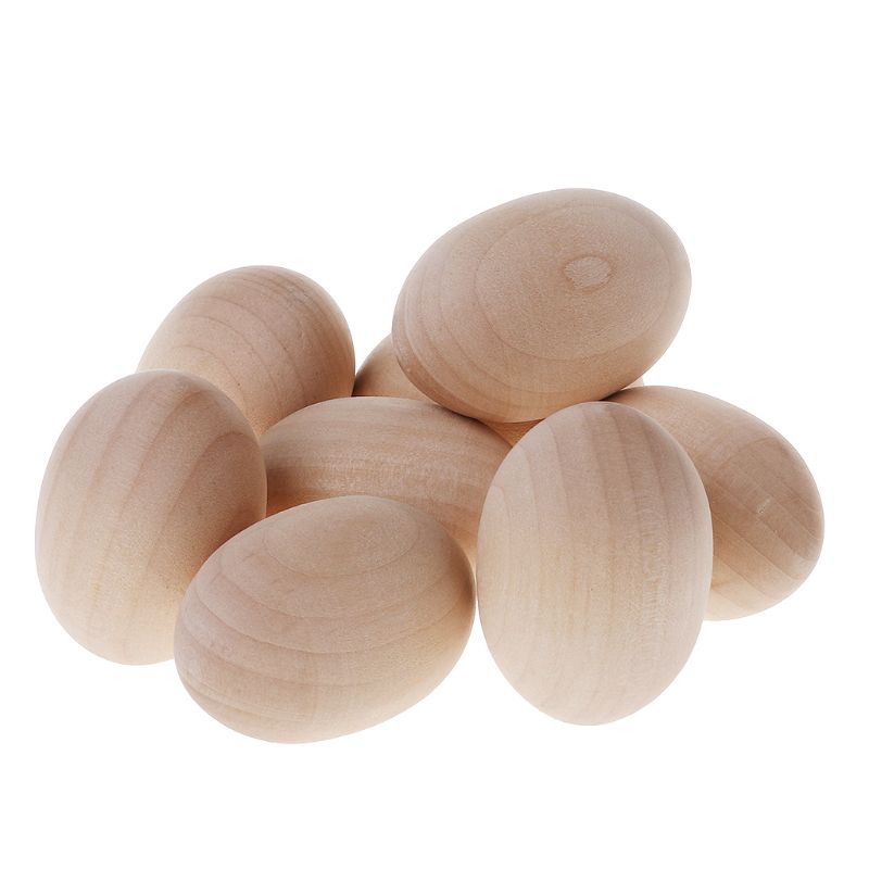 Wooden Egg For Craft and Easter Ornament Wooden Egg For Craft and Easter Ornament
