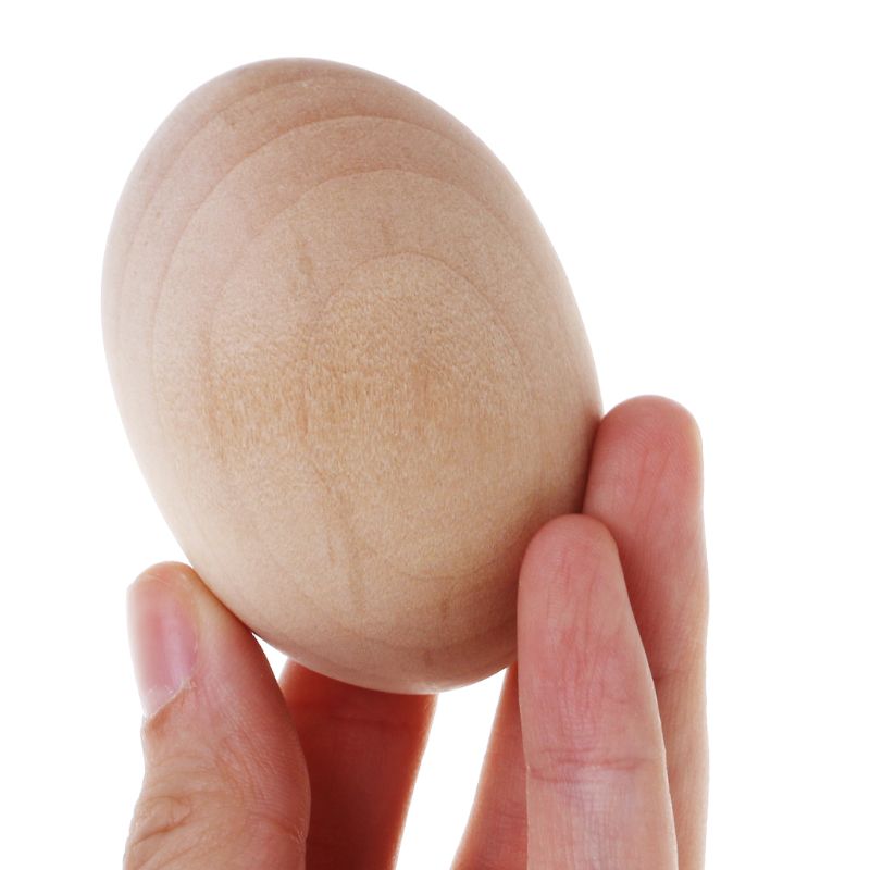 Wooden Egg For Craft and Easter Ornament