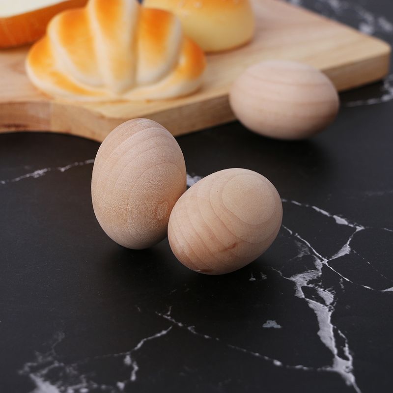 Wooden Egg For Craft and Easter Ornament