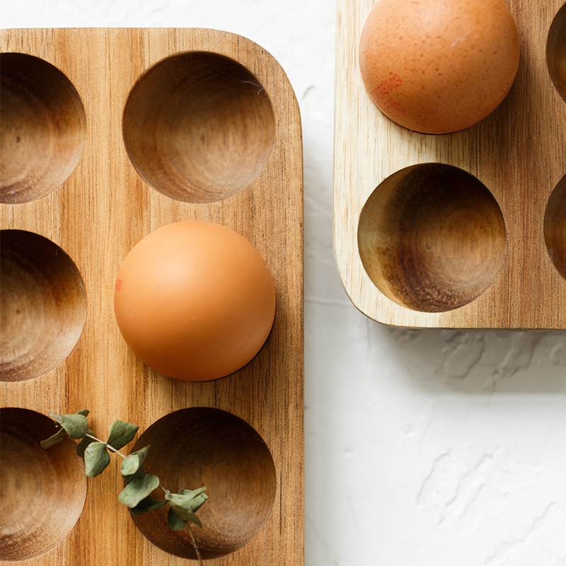Wooden Egg Tray Reusable Dish Wooden Egg Tray Reusable Dish