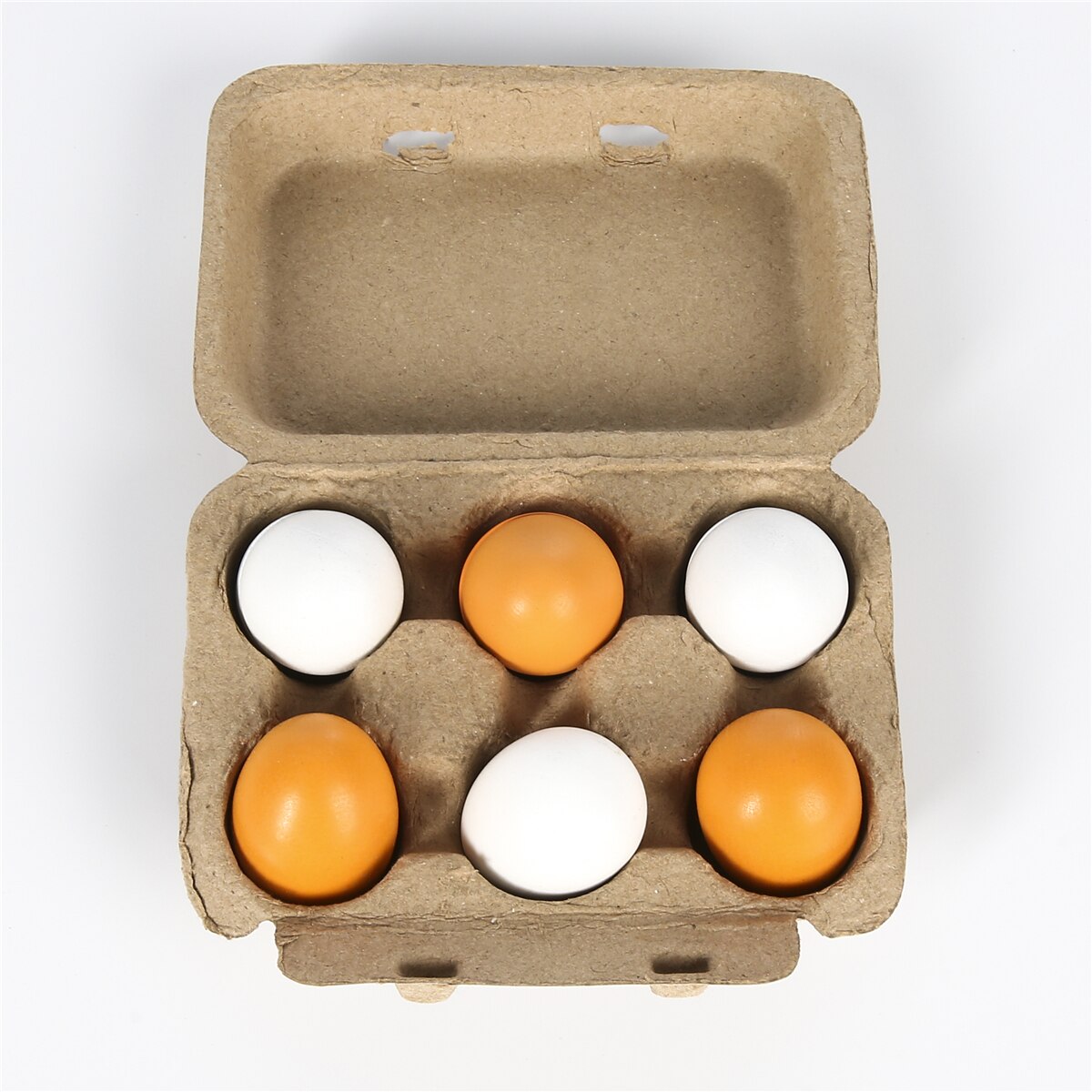 Wooden Eggs Toy with Box (6Pcs)