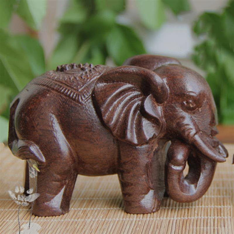 Wooden Elephant Statue Home Ornament Wooden Elephant Statue Home Ornament