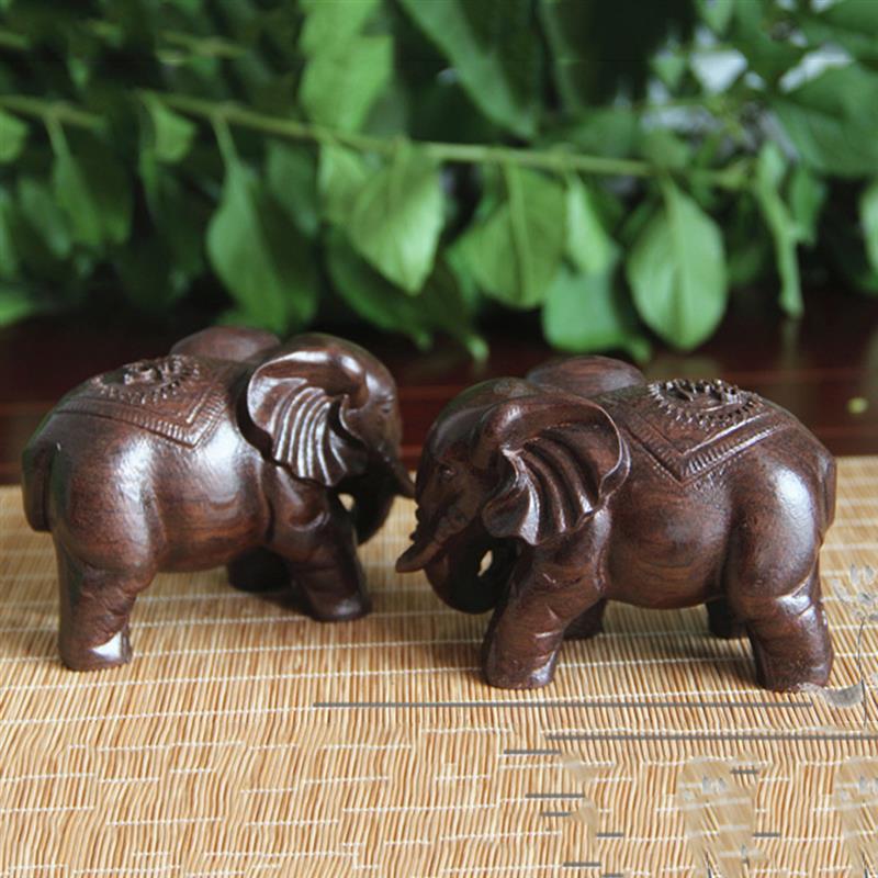 Wooden Elephant Statue Home Ornament Wooden Elephant Statue Home Ornament