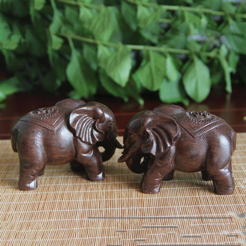 Wooden Elephant Statue Home Ornament Wooden Elephant Statue Home Ornament