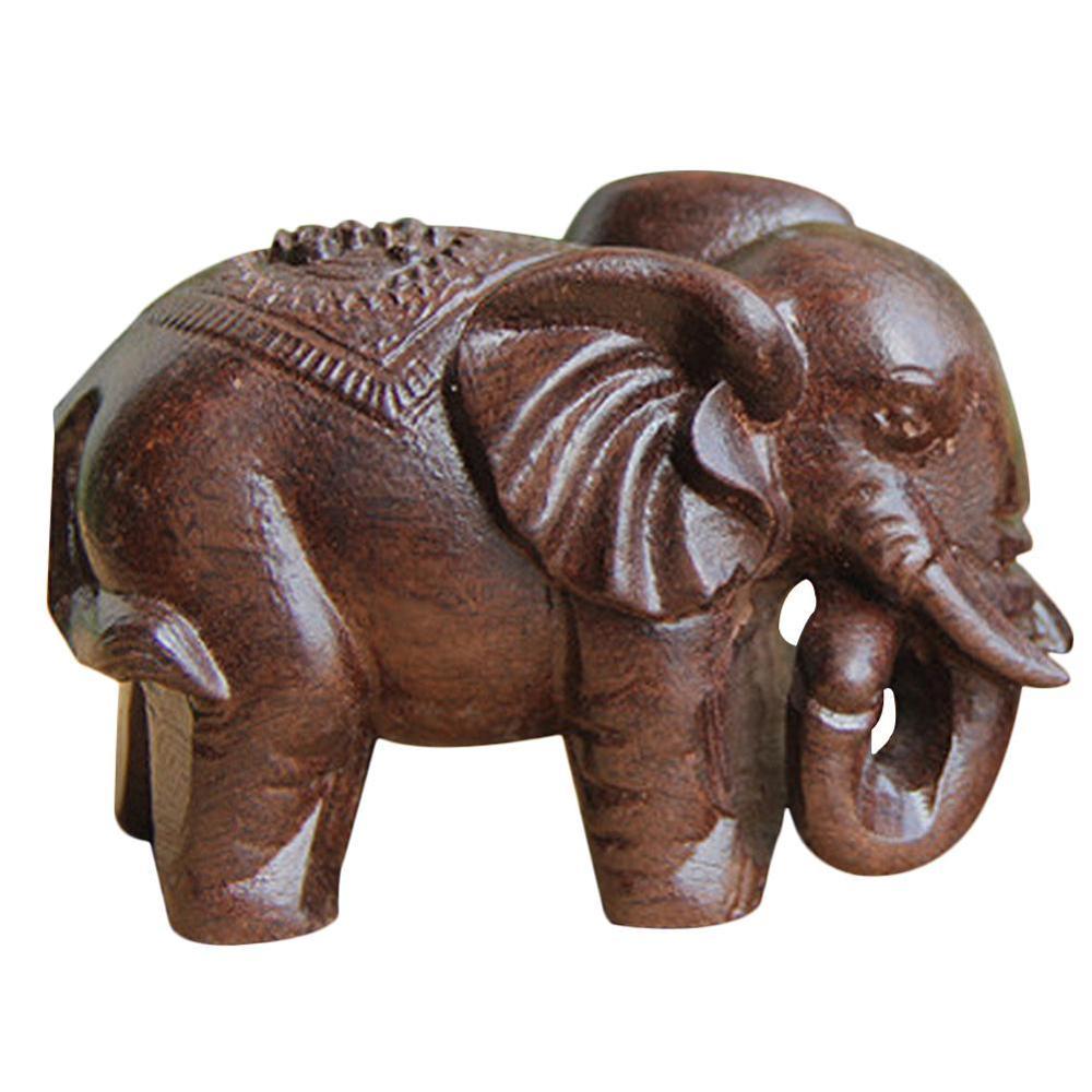 Wooden Elephant Statue Home Ornament Wooden Elephant Statue Home Ornament
