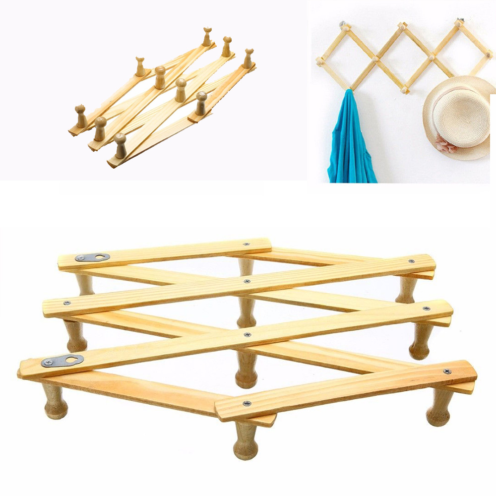Wooden Expandable Coat Hanger