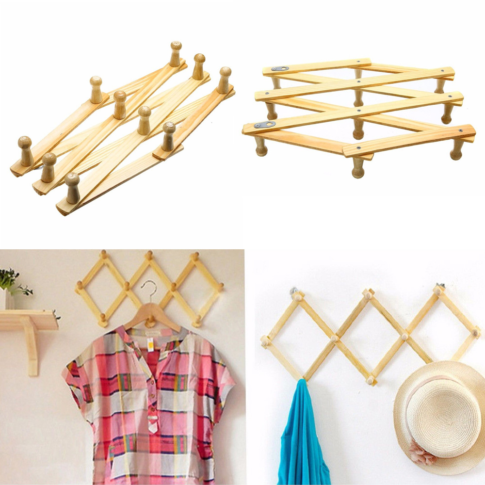 Wooden Expandable Coat Hanger