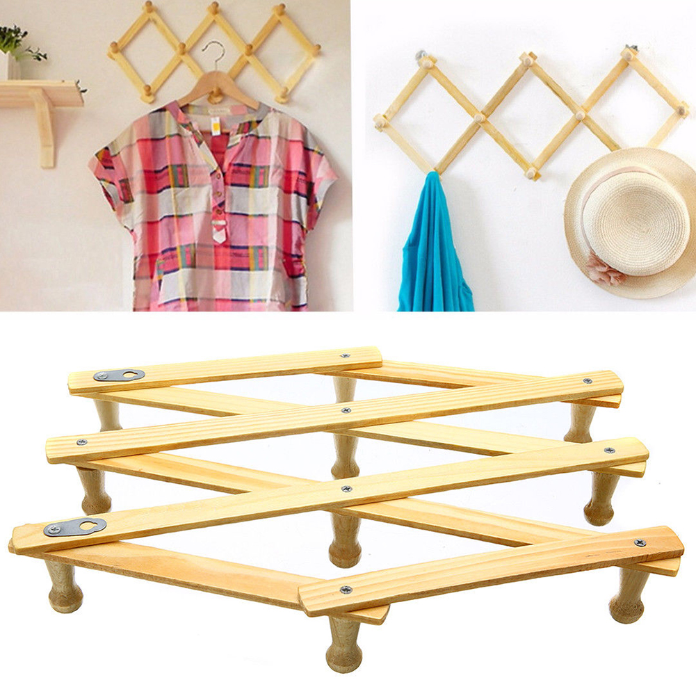Wooden Expandable Coat Hanger