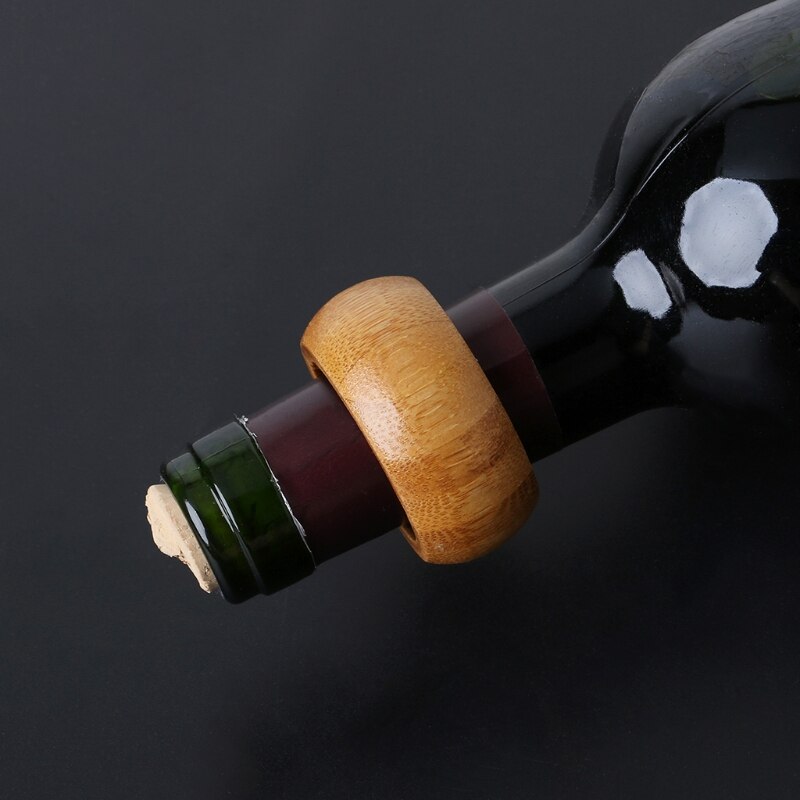 Wooden Felt Lined Wine Drip Ring Wooden Felt Lined Wine Drip Ring