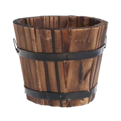 Wooden Flower Pot Garden Accessory Wooden Flower Pot Garden Accessory