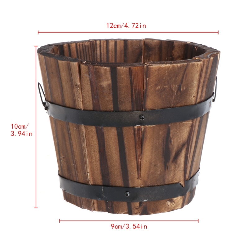 Wooden Flower Pot Garden Accessory Wooden Flower Pot Garden Accessory