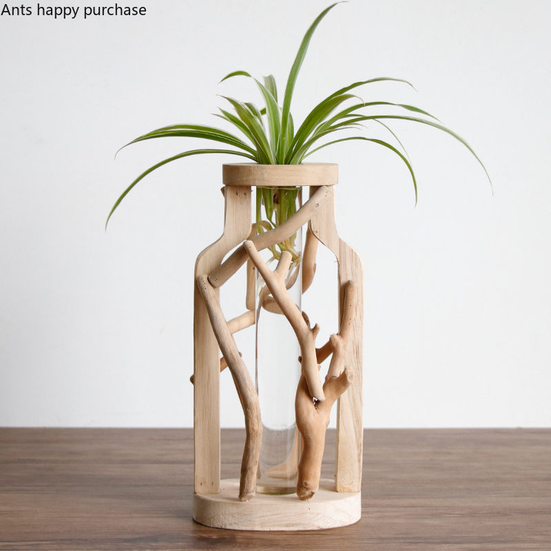 Wooden Flower Vase Flower Pot Decor Wooden Flower Vase Flower Pot Decor