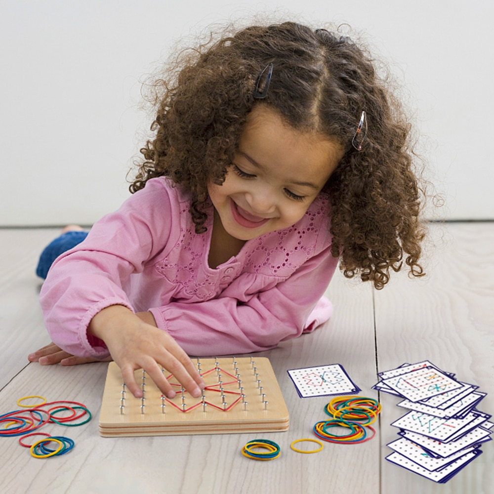 Wooden Geoboard Educational Set Wooden Geoboard Educational Set
