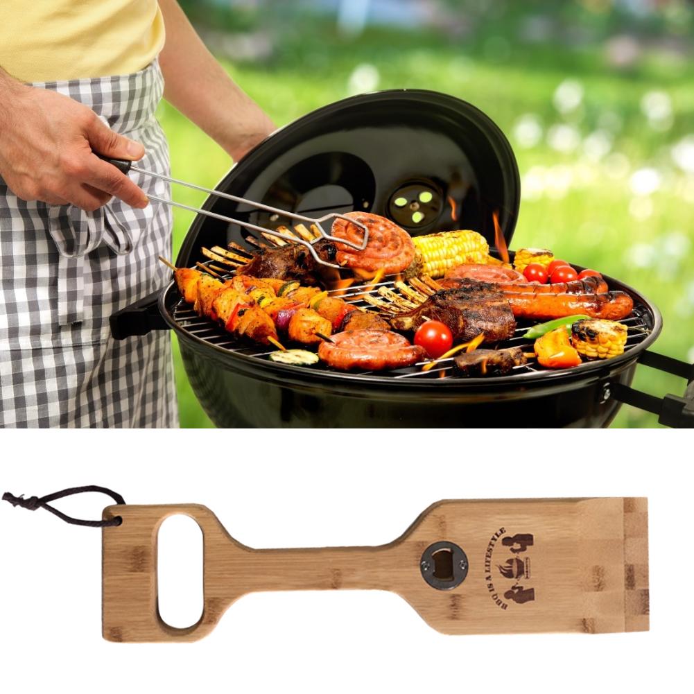 Wooden Grill Scraper Cleaning Tool