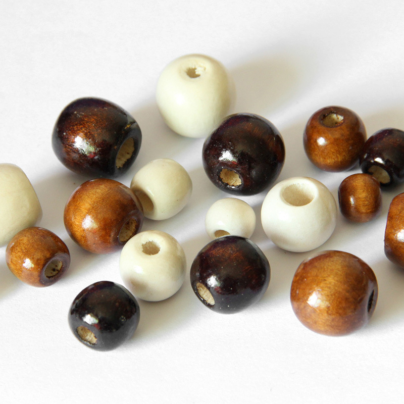 Wooden Hair Beads for Braids (50pcs) Wooden Hair Beads for Braids (50pcs)
