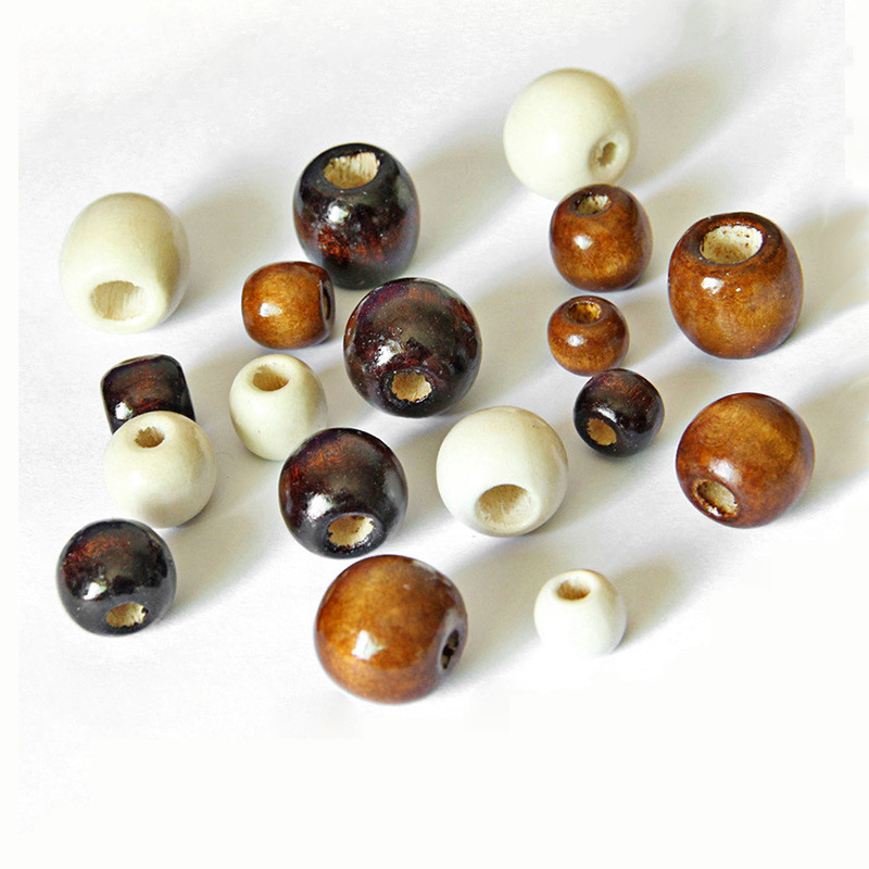 Wooden Hair Beads for Braids (50pcs) Wooden Hair Beads for Braids (50pcs)