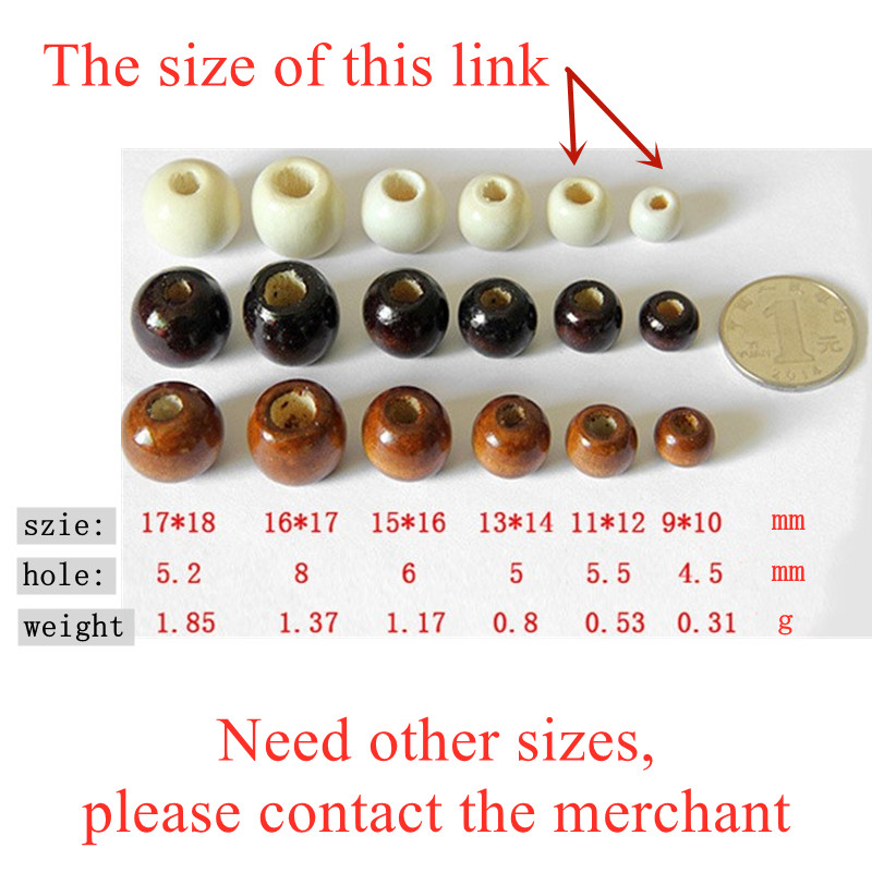 Wooden Hair Beads for Braids (50pcs) Wooden Hair Beads for Braids (50pcs)