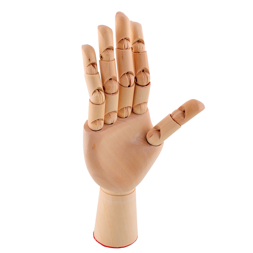 Wooden Hand Right Drawing Model Wooden Hand Right Drawing Model