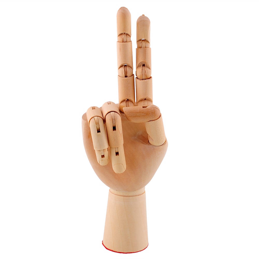 Wooden Hand Right Drawing Model Wooden Hand Right Drawing Model