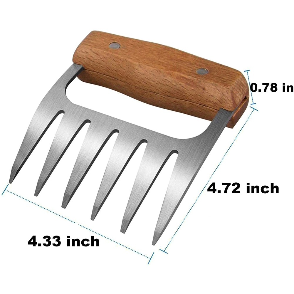 Wooden Handle Claw Meat Shredder Wooden Handle Claw Meat Shredder