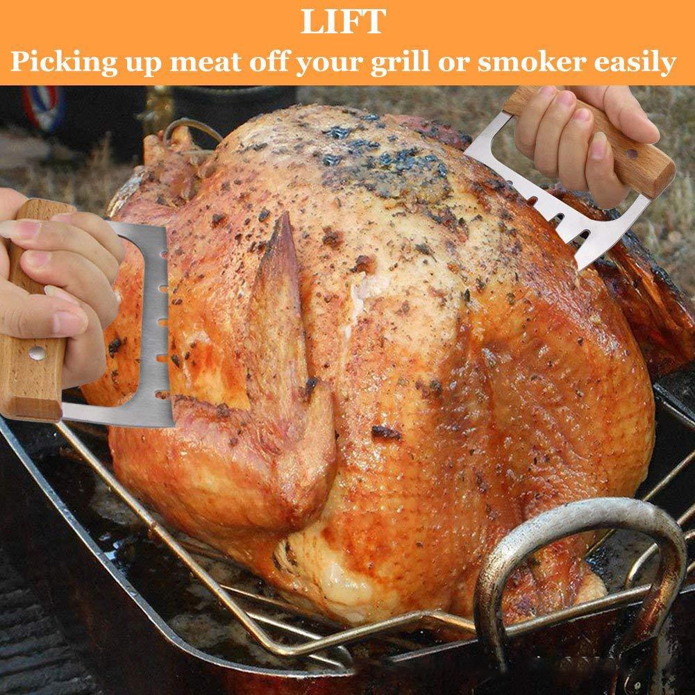 Wooden Handle Claw Meat Shredder Wooden Handle Claw Meat Shredder