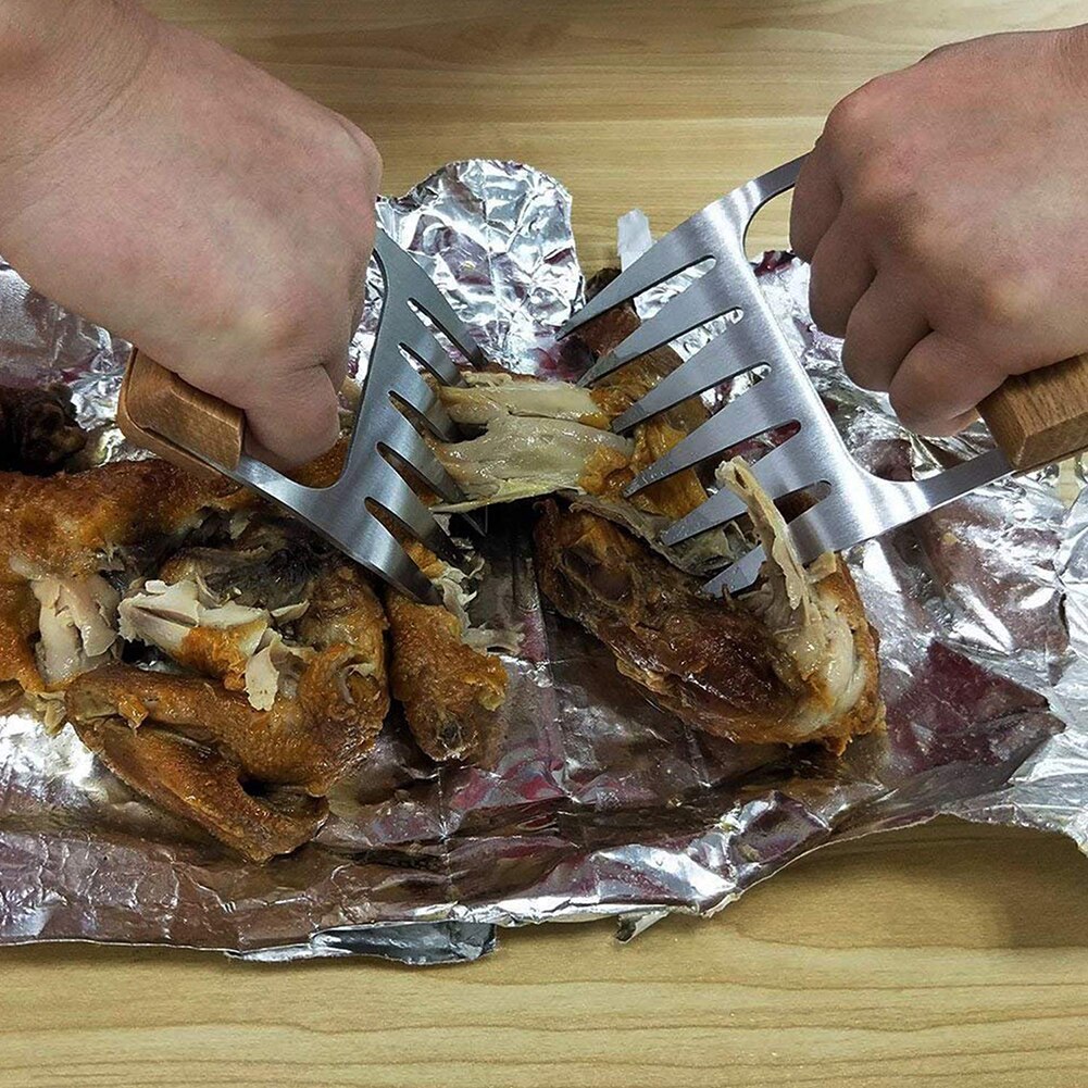 Wooden Handle Claw Meat Shredder Wooden Handle Claw Meat Shredder