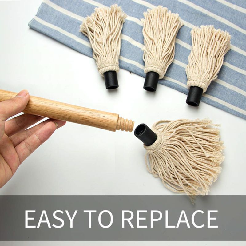 Wooden Handle Cotton BBQ Mop Brush Wooden Handle Cotton BBQ Mop Brush