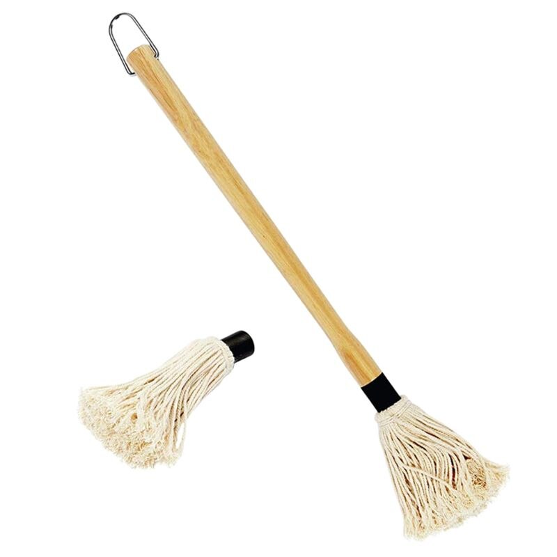Wooden Handle Cotton BBQ Mop Brush Wooden Handle Cotton BBQ Mop Brush