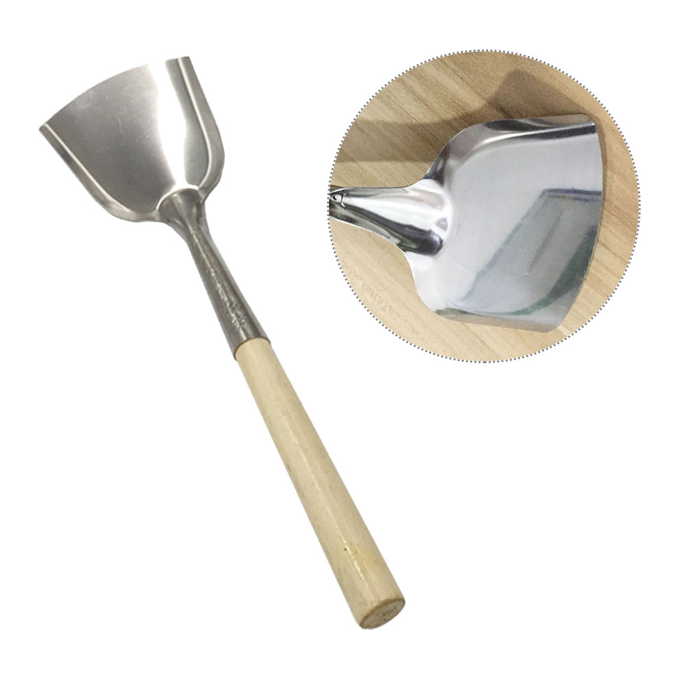 Wooden Handle Fireplace Shovel