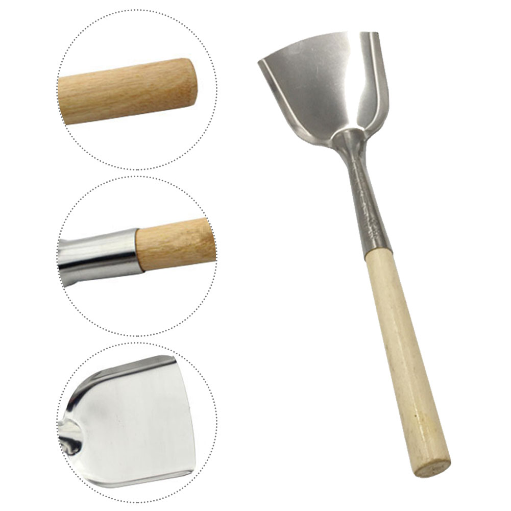 Wooden Handle Fireplace Shovel