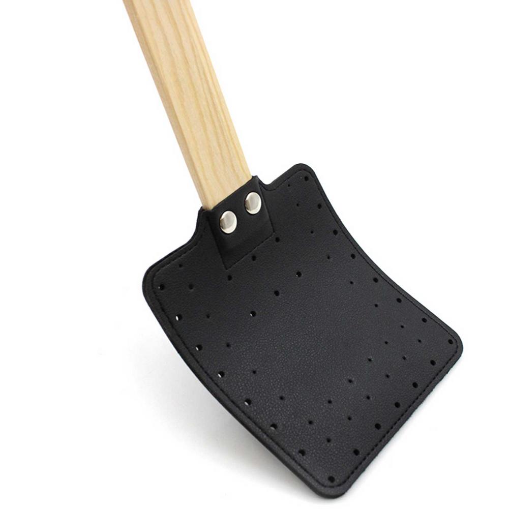 Wooden Handle Leather Flyswatter Wooden Handle Leather Flyswatter