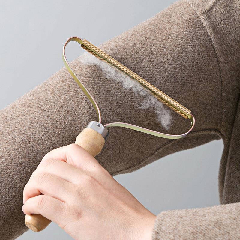Wooden Handle Lint Scraper Razor Wooden Handle Lint Scraper Razor