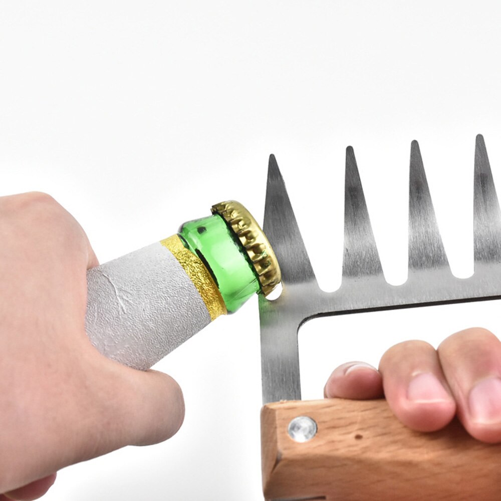 Wooden Handle Meat Shredder Paw