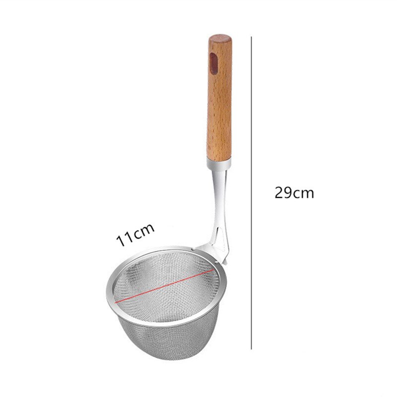 Wooden Handle Ramen Noodle Strainer