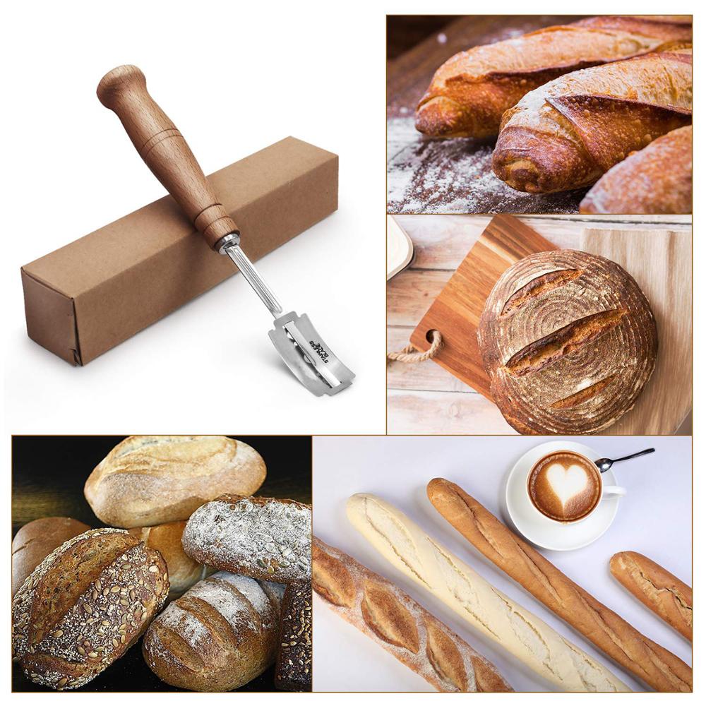 Wooden Handle Sourdough Scoring Knife