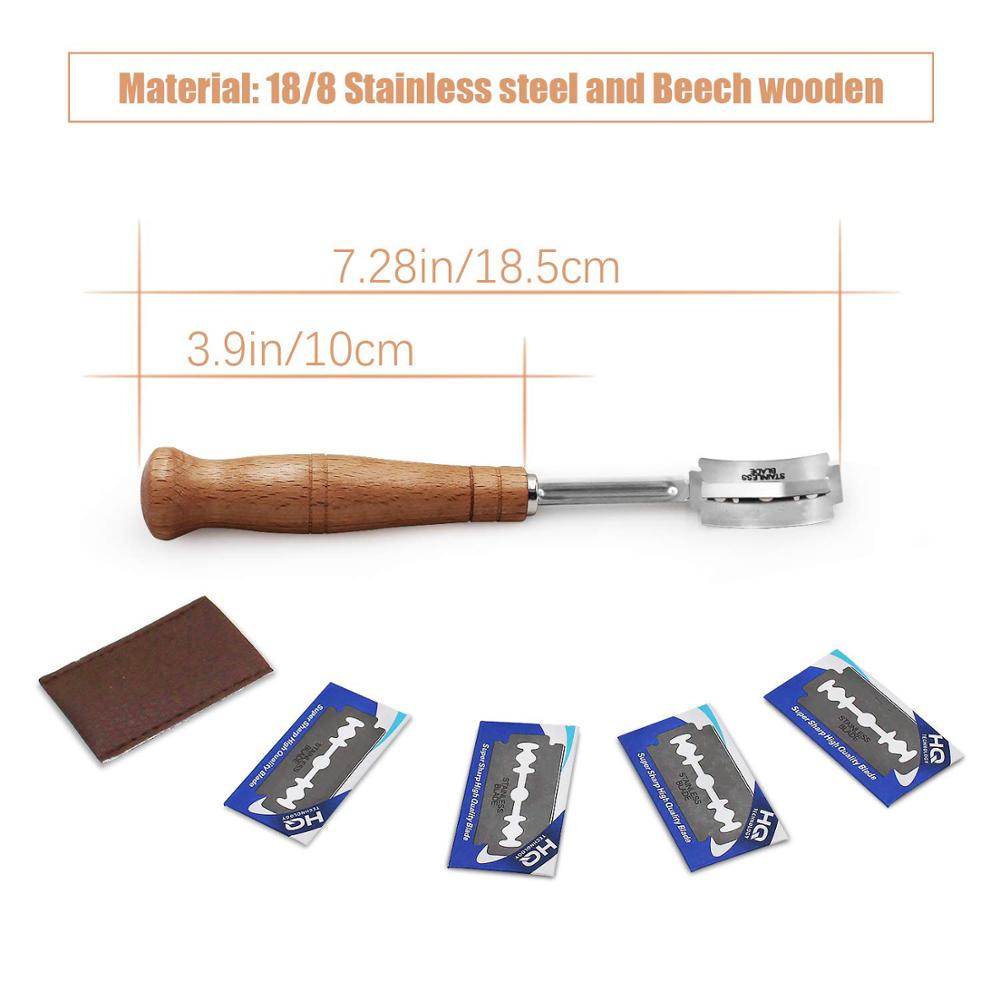 Wooden Handle Sourdough Scoring Knife