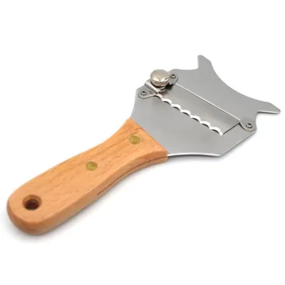 Wooden Handle Stainless Truffle Cutter Wooden Handle Stainless Truffle Cutter