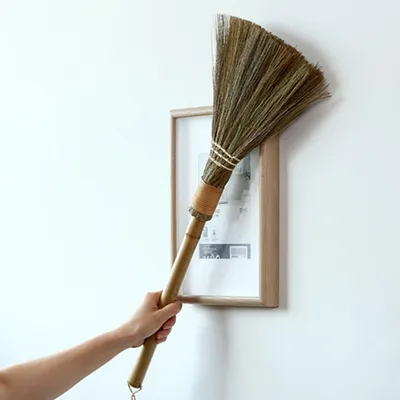 Wooden Handle Straw Broom Duster Wooden Handle Straw Broom Duster