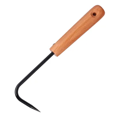 Wooden Handle Weed Hook Tool Wooden Handle Weed Hook Tool