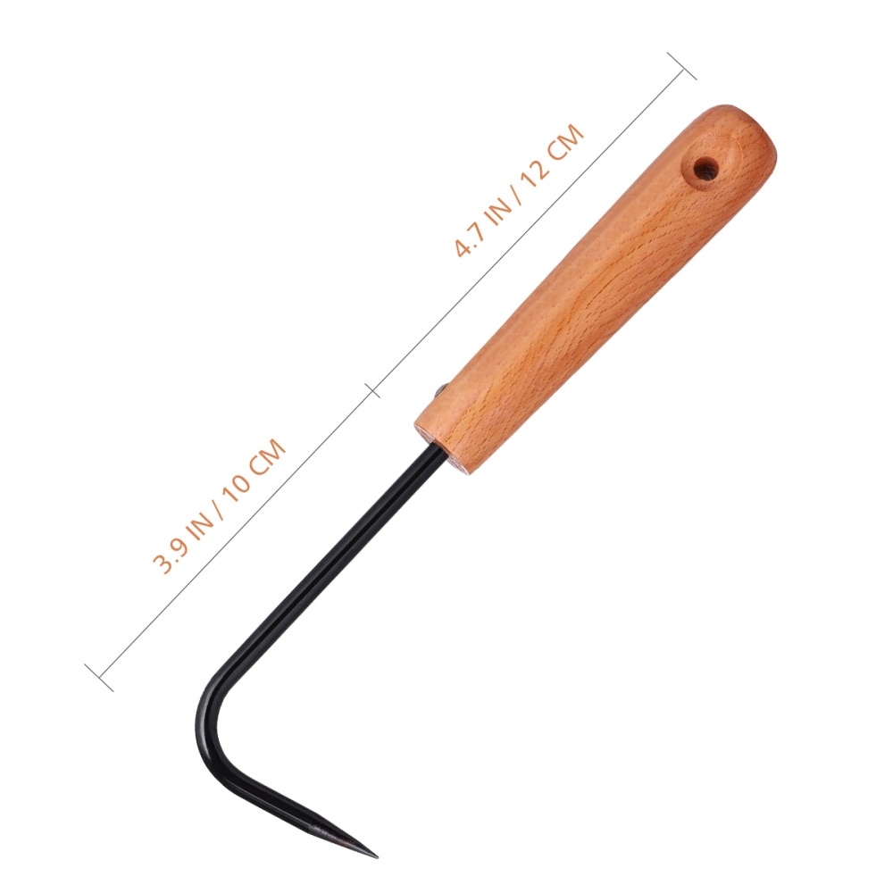 Wooden Handle Weed Hook Tool Wooden Handle Weed Hook Tool