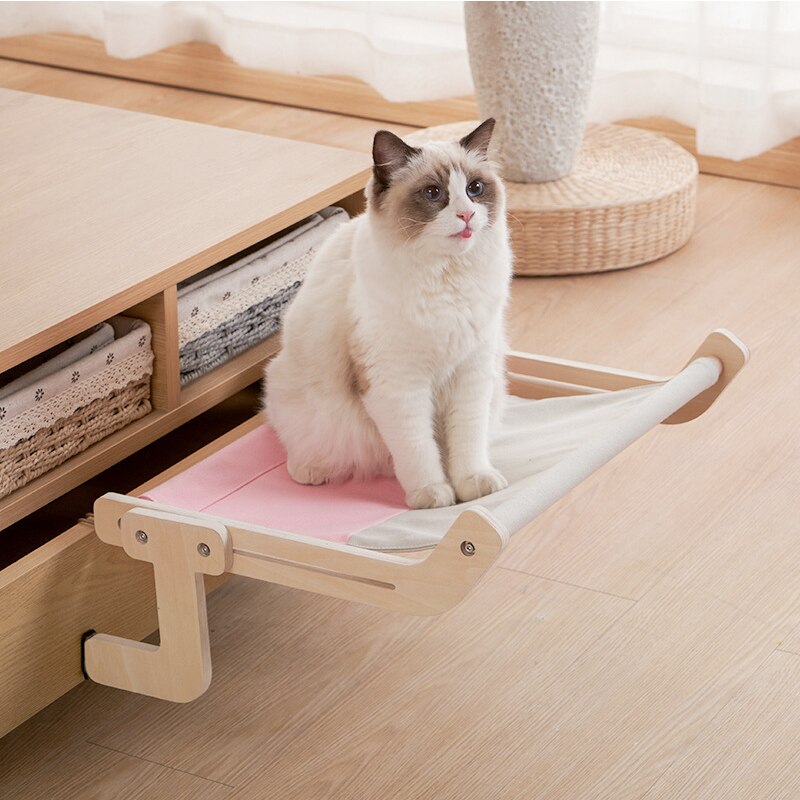 Wooden Hanging Cat Bed Wooden Hanging Cat Bed