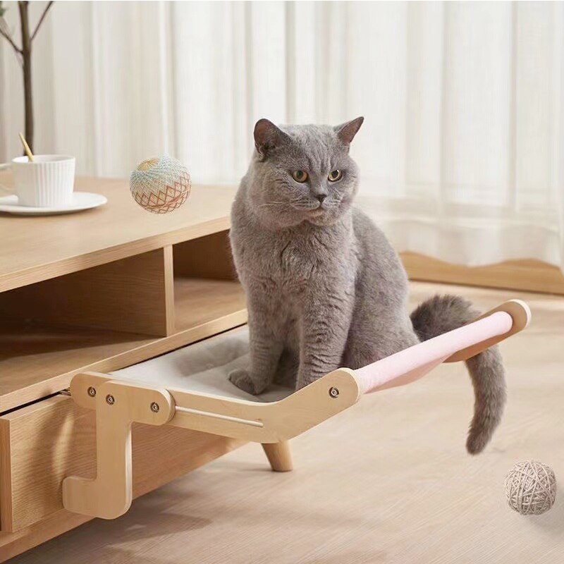 Wooden Hanging Cat Bed Wooden Hanging Cat Bed
