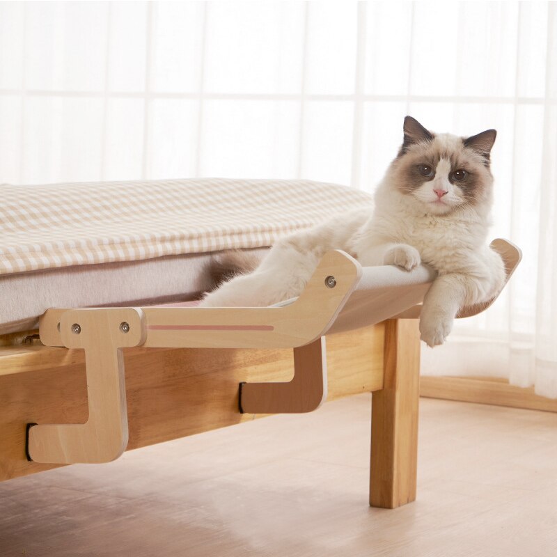 Wooden Hanging Cat Bed Wooden Hanging Cat Bed