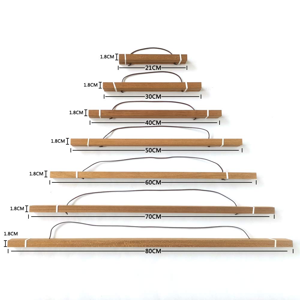Wooden Hanging Magnetic Poster Hanger Wooden Hanging Magnetic Poster Hanger