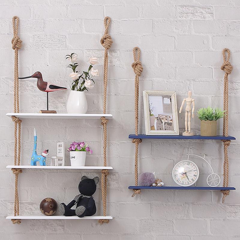 Wooden Hanging Wall Shelves Wooden Hanging Wall Shelves