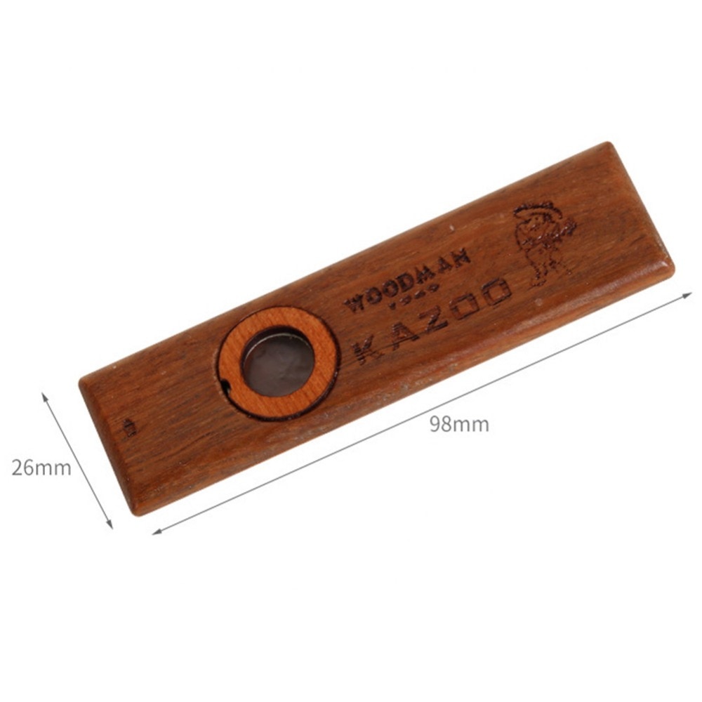 Wooden Harmonica with Metal Box