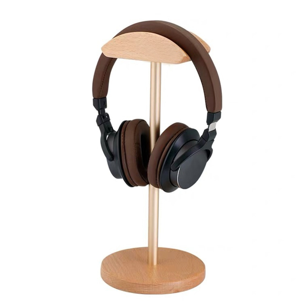 Wooden Headphone Stand Headset Holder Wooden Headphone Stand Headset Holder