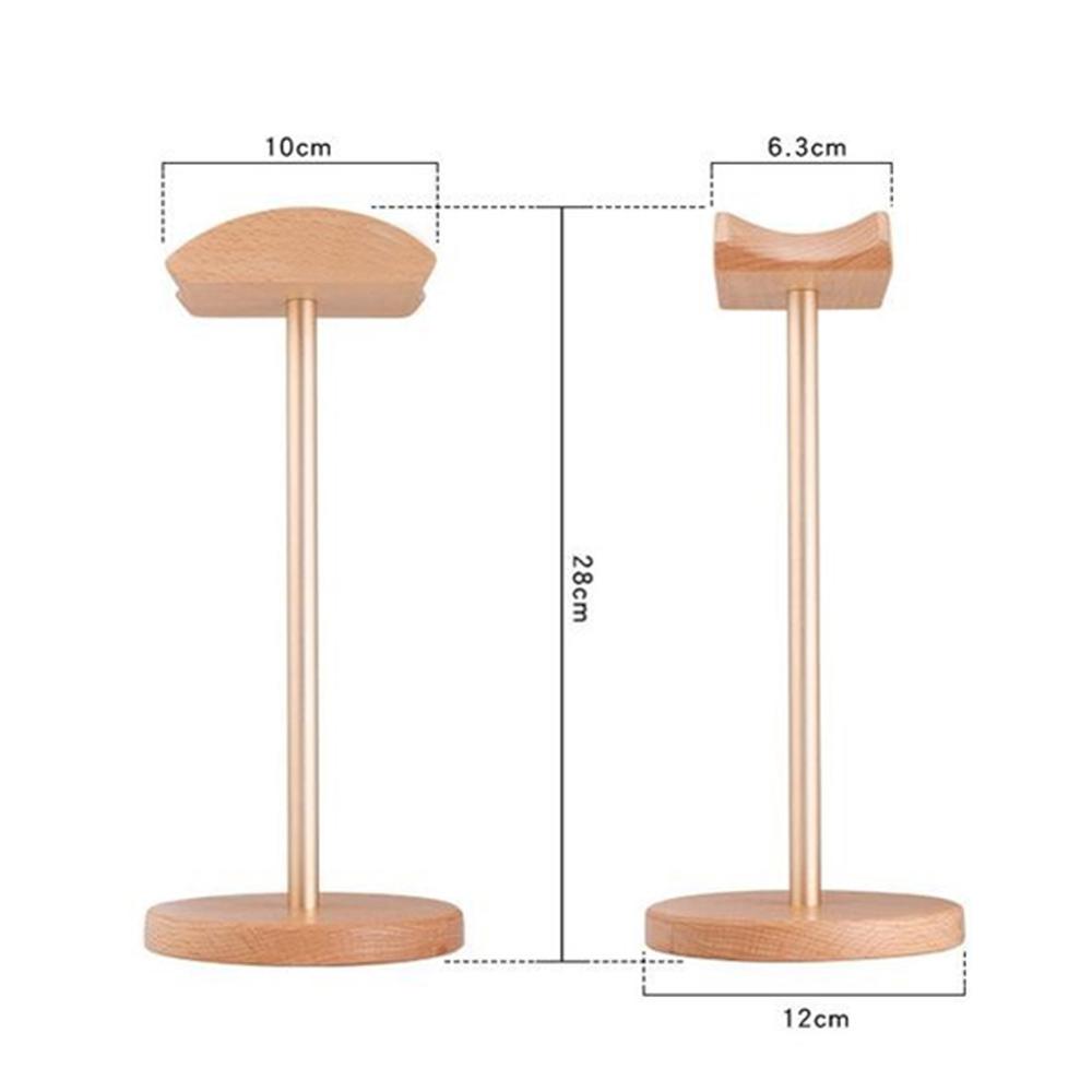 Wooden Headphone Stand Headset Holder Wooden Headphone Stand Headset Holder