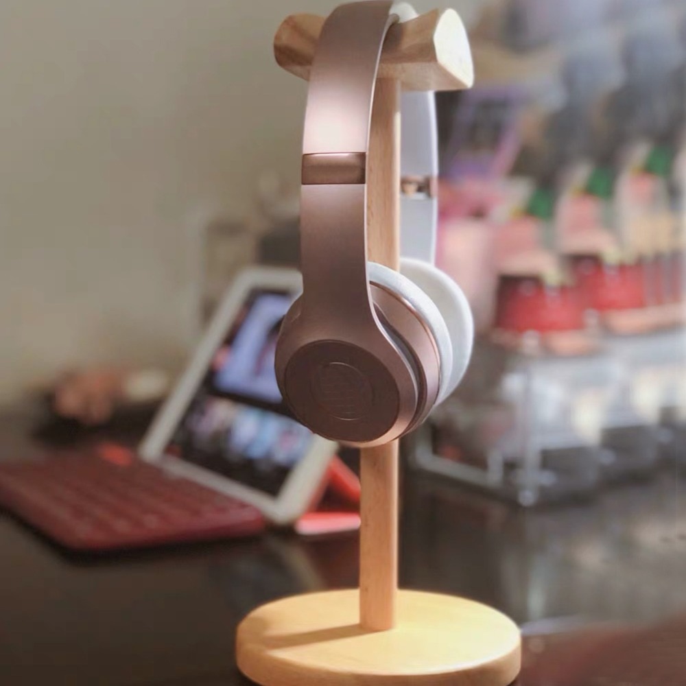 Wooden Headphone Stand Headset Holder Wooden Headphone Stand Headset Holder