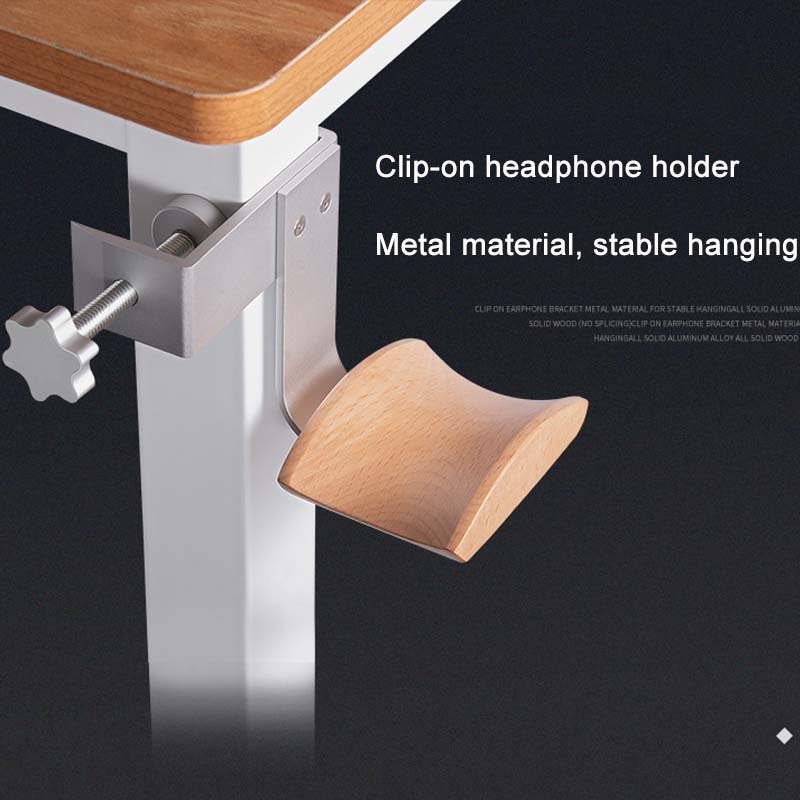 Wooden Headset Holder for Desk Wooden Headset Holder for Desk